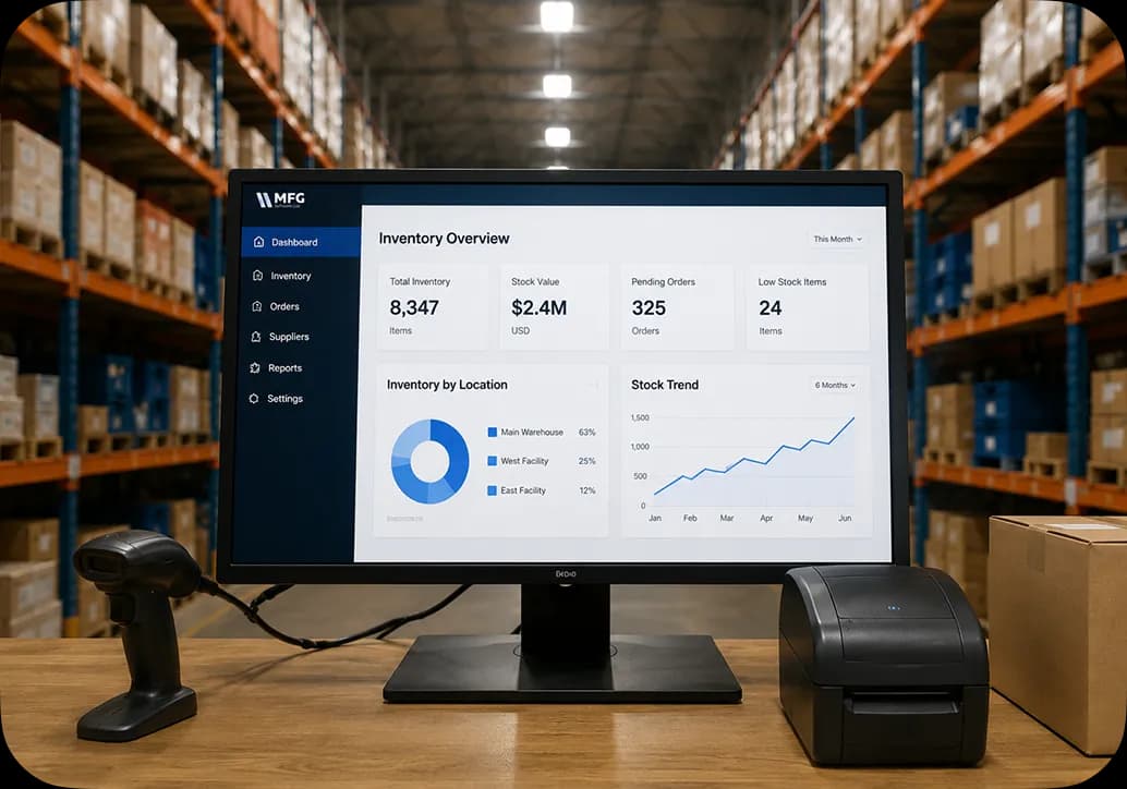 Manufacturing inventory management on a modern cloud platform