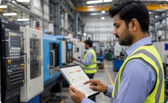 Downtime and utilization tracking on the operations dashboard