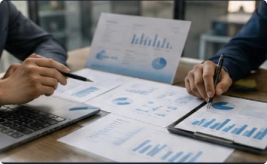 ERP-connected operational workflows across procurement, inventory and reporting